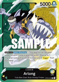 Arlong (OP03-022) (V.1) - Pillars of Strength (Leader) [OP03-022] - Cards Beyond