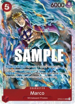 Marco (OP03-013) (V.1) - Pillars of Strength (Super Rare) [OP03-013] - Cards Beyond