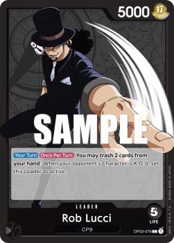 Rob Lucci (OP03-076) (V.1) - Pillars of Strength (Leader) [OP03-076] - Cards Beyond