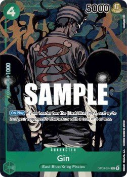 Gin (OP03-024) (V.2) - Pillars of Strength (Alternate Art) [OP03-024] - Cards Beyond