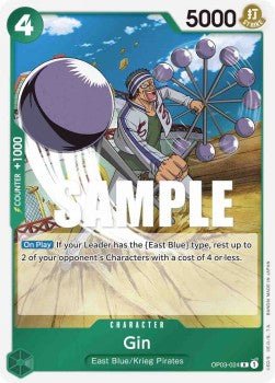 Gin (OP03-024) (V.1) - Pillars of Strength (Rare) [OP03-024] - Cards Beyond