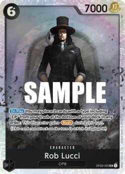 Rob Lucci (OP03-092) (V.1) - Pillars of Strength (Super Rare) [OP03-092] - Cards Beyond