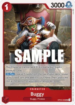 Buggy (OP03-008) - Pillars of Strength (Uncommon) [OP03-008] - Cards Beyond