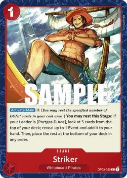 Striker (OP03-020) - Pillars of Strength (Common) [OP03-020] - Cards Beyond