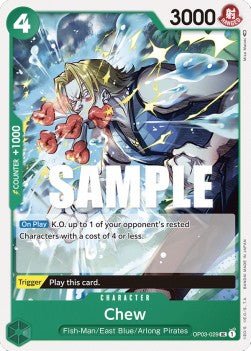Chew (OP03-029) - Pillars of Strength (Uncommon) [OP03-029] - Cards Beyond