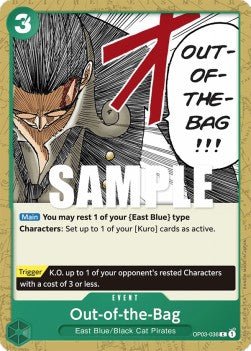 Out-of-the-Bag (OP03-036) - Pillars of Strength (Common) [OP03-036] - Cards Beyond