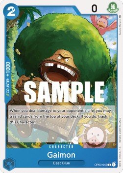 Gaimon (OP03-043) - Pillars of Strength (Common) [OP03-043] - Cards Beyond