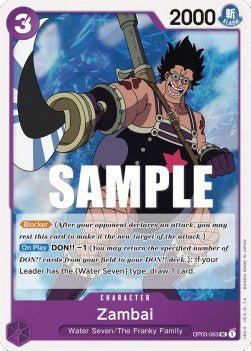 Zambai (OP03-063) - Pillars of Strength (Uncommon) [OP03-063] - Cards Beyond