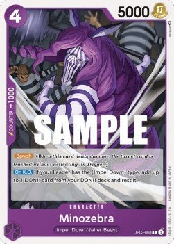 Minozebra (OP03-068) - Pillars of Strength (Common) [OP03-068] - Cards Beyond