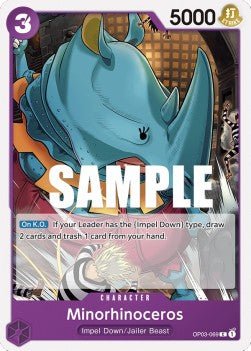 Minorhinoceros (OP03-069) - Pillars of Strength (Common) [OP03-069] - Cards Beyond