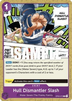 Hull Dismantler Slash (OP03-073) - Pillars of Strength (Common) [OP03-073] - Cards Beyond