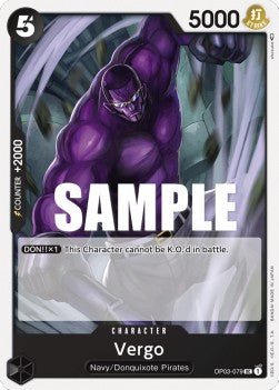 Vergo (OP03-079) - Pillars of Strength (Uncommon) [OP03-079] - Cards Beyond