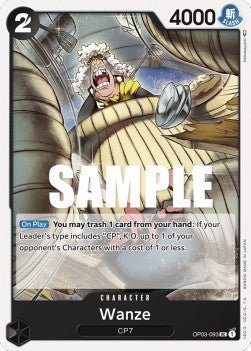 Wanze (OP03-093) - Pillars of Strength (Uncommon) [OP03-093] - Cards Beyond