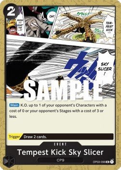Tempest Kick Sky Slicer (OP03-096) - Pillars of Strength (Uncommon) [OP03-096] - Cards Beyond