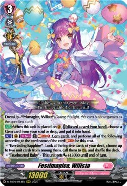 Festimagica, Wilista (V.1 - Triple Rare) - Festival Booster 2023 (Triple Rare) [D-SS05-013] - Cards Beyond