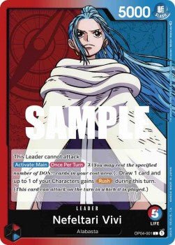 Nefeltari Vivi (OP04-001) (V.1) - Kingdoms of Intrigue (Leader) [OP04-001] - Cards Beyond