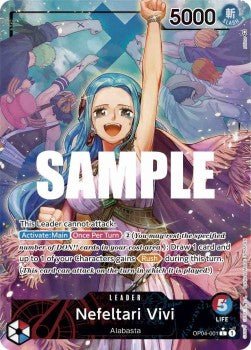 Nefeltari Vivi (OP04-001) (V.2) - Kingdoms of Intrigue (Alternate Art) [OP04-001] - Cards Beyond