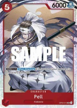 Pell (OP04-013) (V.1) - Kingdoms of Intrigue (Super Rare) [OP04-013] - Cards Beyond