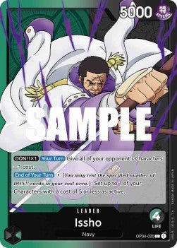 Issho (OP04-020) (V.1) - Kingdoms of Intrigue (Leader) [OP04-020] - Cards Beyond