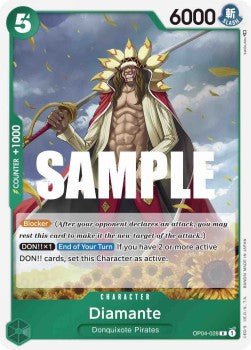 Diamante (OP04-028) (V.1) - Kingdoms of Intrigue (Rare) [OP04-028] - Cards Beyond