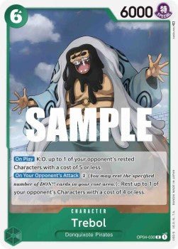 Trebol (OP04-030) (V.1) - Kingdoms of Intrigue (Rare) [OP04-030] - Cards Beyond