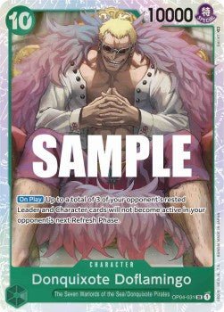 Donquixote Doflamingo (OP04-031) (V.1) - Kingdoms of Intrigue (Super Rare) [OP04-031] - Cards Beyond