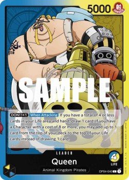 Queen (OP04-040) (V.1) - Kingdoms of Intrigue (Leader) [OP04-040] - Cards Beyond
