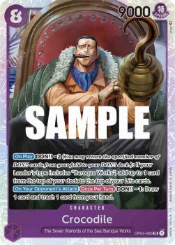 Crocodile (OP04-060) (V.1) - Kingdoms of Intrigue (Super Rare) [OP04-060] - Cards Beyond