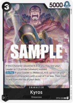 Kyros (OP04-082) (V.1) - Kingdoms of Intrigue (Rare) [OP04-082] - Cards Beyond