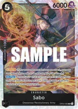 Sabo (OP04-083) (V.1) - Kingdoms of Intrigue (Super Rare) [OP04-083] - Cards Beyond