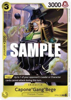 Capone"Gang"Bege" (OP04-100) (V.1) - Kingdoms of Intrigue (Rare) [OP04-100] - Cards Beyond
