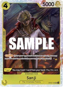 Sanji (OP04-104) (V.1) - Kingdoms of Intrigue (Super Rare) [OP04-104] - Cards Beyond