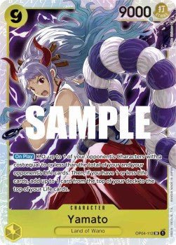 Yamato (OP04-112) (V.1) - Kingdoms of Intrigue (Super Rare) [OP04-112] - Cards Beyond