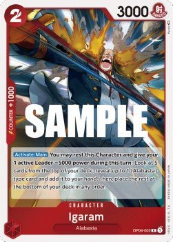 Igaram (OP04-002) - Kingdoms of Intrigue (Rare) [OP04-002] - Cards Beyond