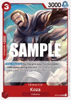 Koza (OP04-006) - Kingdoms of Intrigue (Uncommon) [OP04-006] - Cards Beyond