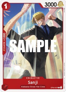 Sanji (OP04-007) - Kingdoms of Intrigue (Common) [OP04-007] - Cards Beyond