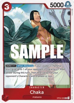 Chaka (OP04-008) - Kingdoms of Intrigue (Rare) [OP04-008] - Cards Beyond