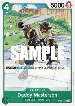 Daddy Masterson (OP04-027) - Kingdoms of Intrigue (Common) [OP04-027] - Cards Beyond