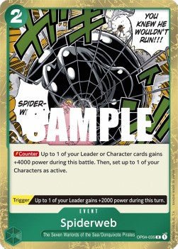 Spiderweb (OP04-035) - Kingdoms of Intrigue (Rare) [OP04-035] - Cards Beyond