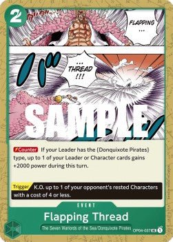 Flapping Thread (OP04-037) - Kingdoms of Intrigue (Uncommon) [OP04-037] - Cards Beyond