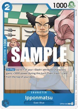 Ipponmatsu (OP04-042) - Kingdoms of Intrigue (Common) [OP04-042] - Cards Beyond