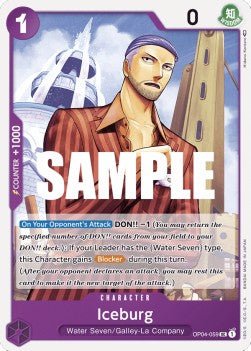 Iceburg (OP04-059) - Kingdoms of Intrigue (Uncommon) [OP04-059] - Cards Beyond