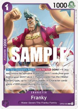 Franky (OP04-063) - Kingdoms of Intrigue (Rare) [OP04-063] - Cards Beyond