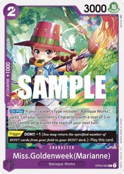 Miss.Goldenweek(Marianne) (OP04-065) - Kingdoms of Intrigue (Common) [OP04-065] - Cards Beyond