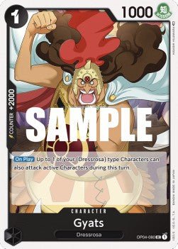 Gyats (OP04-080) - Kingdoms of Intrigue (Uncommon) [OP04-080] - Cards Beyond