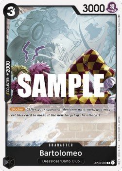 Bartolomeo (OP04-089) - Kingdoms of Intrigue (Rare) [OP04-089] - Cards Beyond