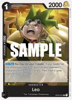 Leo (OP04-091) - Kingdoms of Intrigue (Uncommon) [OP04-091] - Cards Beyond