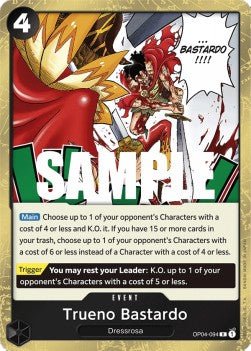 Trueno Bastardo (OP04-094) - Kingdoms of Intrigue (Rare) [OP04-094] - Cards Beyond