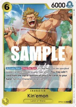 Kin'emon (OP04-102) - Kingdoms of Intrigue (Rare) [OP04-102] - Cards Beyond