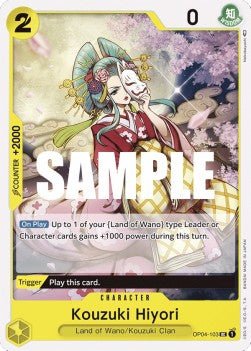 Kouzuki Hiyori (OP04-103) - Kingdoms of Intrigue (Uncommon) [OP04-103] - Cards Beyond
